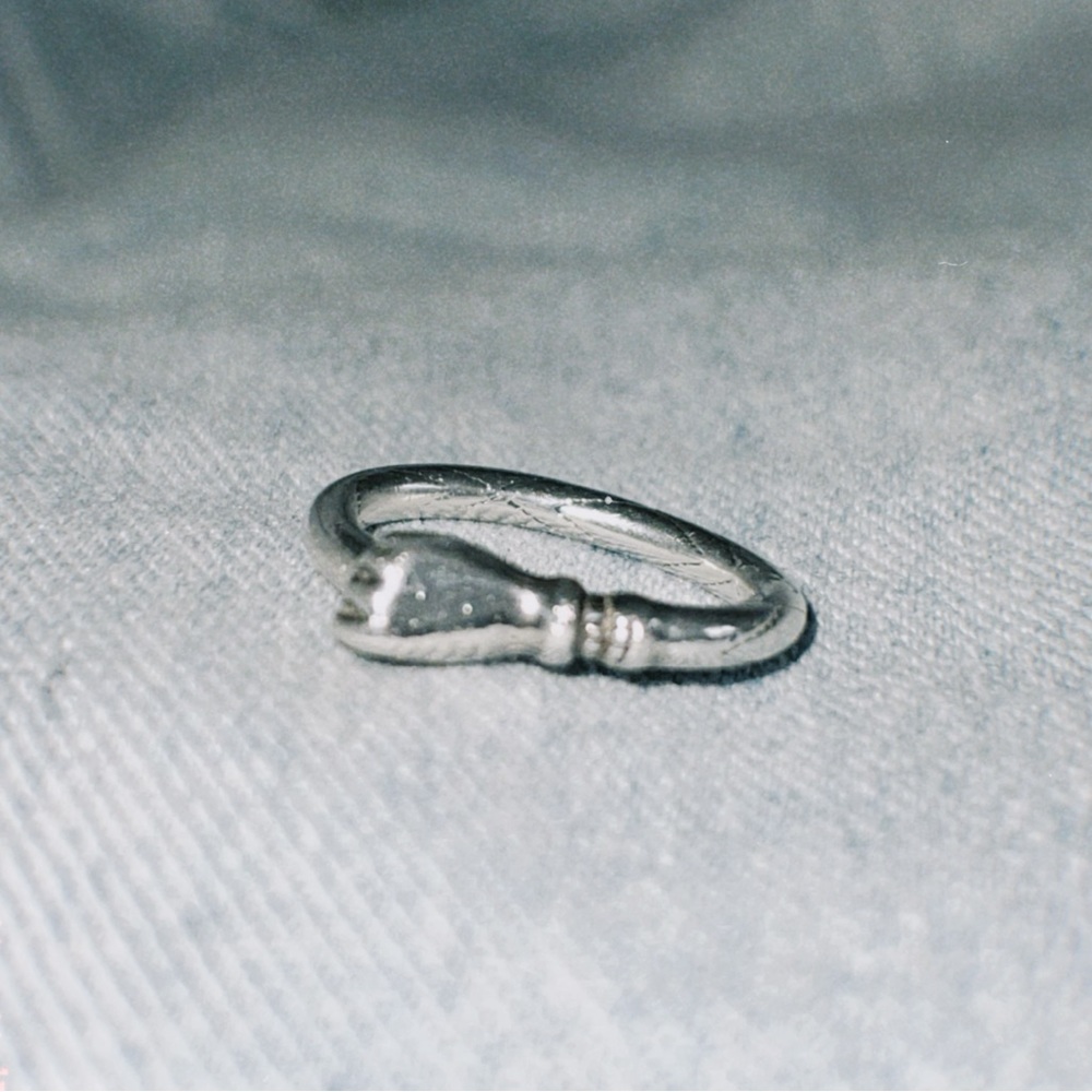 925 silver hand ring